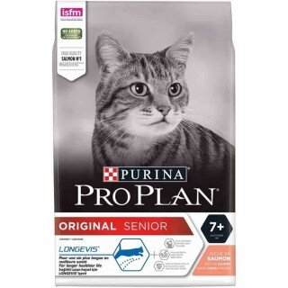 Pro Plan Original Senior Somonlu Yaşlı 3 kg Kedi Maması kullananlar yorumlar